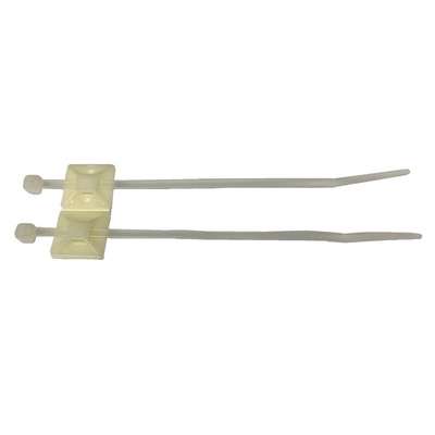 RS PRO Cable Tie, Natural Nylon