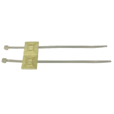 RS PRO Cable Tie, Natural Nylon