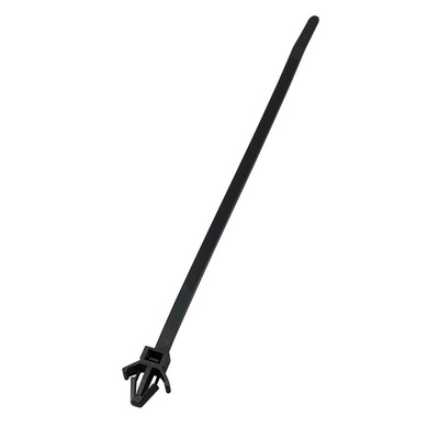 RS PRO Cable Tie, 170mm x 4.8 mm, Black Nylon