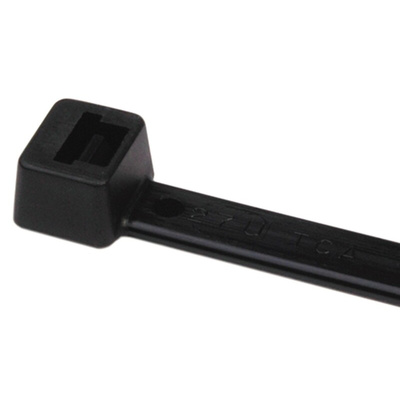 HellermannTyton Cable Tie, Inside Serrated, 535mm x 13.2 mm, Black Polyamide 6.6 (PA66), Pk-50