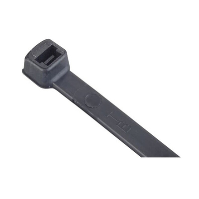 Thomas & Betts Cable Ties, 631mm x 9 mm, Black Nylon, Pk-50