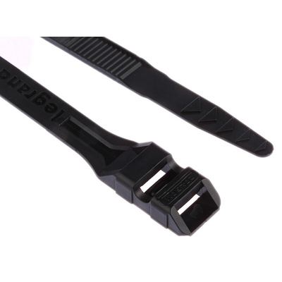 Legrand Cable Tie, 265mm x 9 mm, Black PA 12, Pk-100