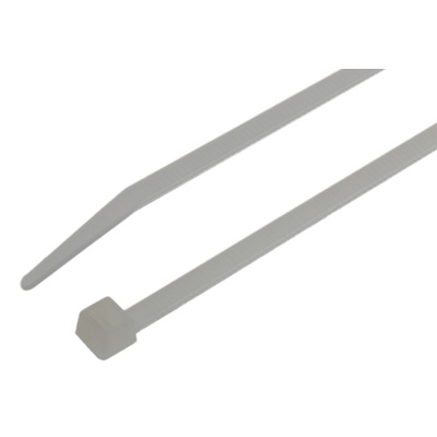 Essentra Cable Tie, 203mm x 4.8 mm, Natural Nylon, Pk-100