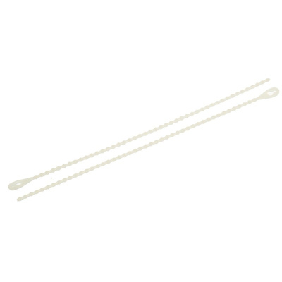Essentra Cable Tie, Releasable, 152.4mm x 1.5 mm, Natural Nylon, Pk-100
