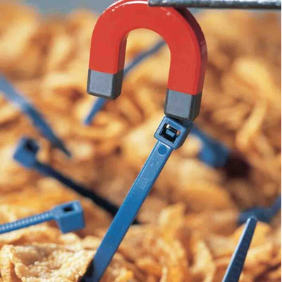 HellermannTyton Cable Tie, 390mm x 4.6 mm, Blue Polyamide 6.6 (PA66), Pk-100