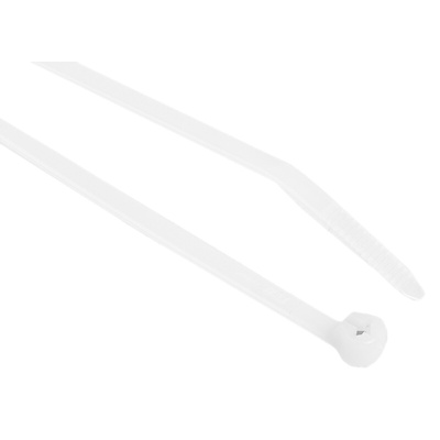 Thomas & Betts Cable Ties, 186mm x 4.9 mm, Natural Nylon, Pk-1000