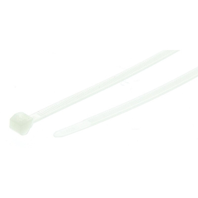 HellermannTyton Cable Tie, 245mm x 4.6 mm, Natural Polyamide 6.6 (PA66), Pk-100
