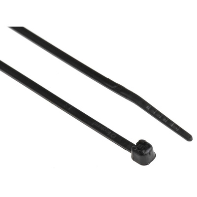 Legrand Cable Tie, 140mm x 2.4 mm, Black Nylon, Pk-100