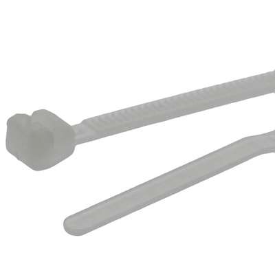 Legrand Cable Tie, 105mm x 2.4 mm, Clear Nylon, Pk-100