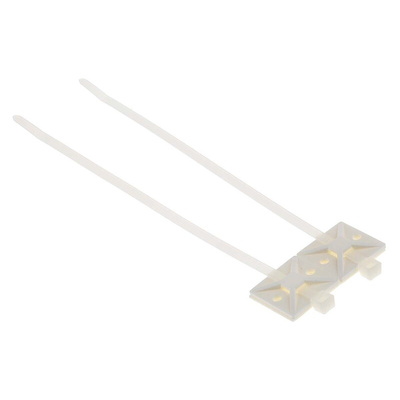 HellermannTyton Cable Tie, Assembly, 200mm x 5.4 mm, Natural Nylon