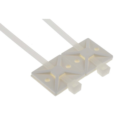 HellermannTyton Cable Tie, Assembly, 200mm x 5.4 mm, Natural Nylon