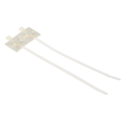 HellermannTyton Cable Tie, Assembly, 200mm x 5.4 mm, Natural Nylon
