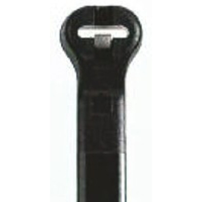 Thomas & Betts Cable Ties, 185.67mm x 4.8 mm, Black Nylon, Pk-1000