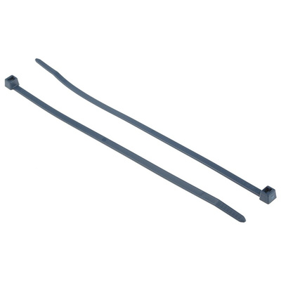 HellermannTyton Cable Tie, 200mm x 4.6 mm, Blue Metal Detectable, Pk-100