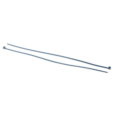 HellermannTyton Cable Tie, 390mm x 4.6 mm, Blue Metal Detectable, Pk-100
