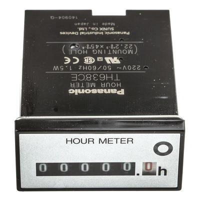 Panasonic TH63 Counter, 6 Digit, 220 V ac