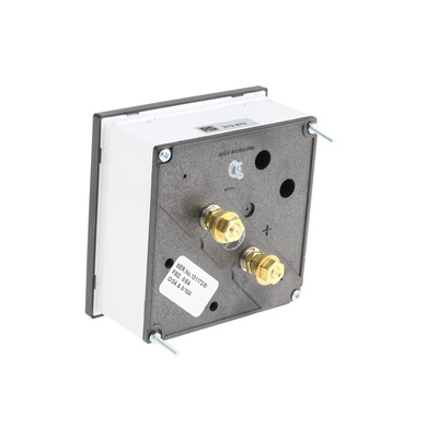 HOBUT D96SD Analogue Panel Ammeter FSD 0/5A Dual Scale 0/10A & 0/3A AC, 92mm x 92mm Moving Iron