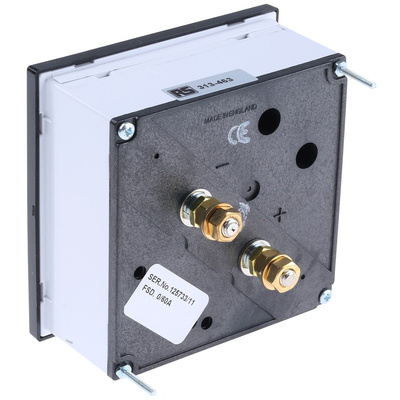 HOBUT D96SD Analogue Panel Ammeter 0/60A Direct Connected AC, 92mm x 92mm Moving Iron