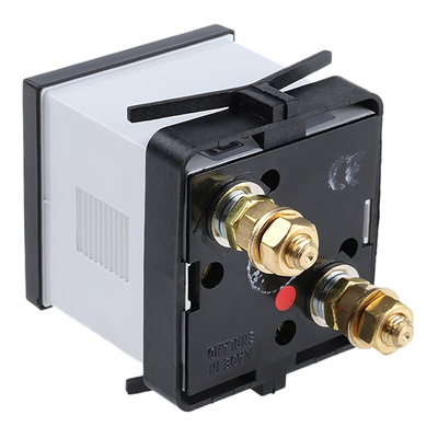 HOBUT D48MC Analogue Panel Ammeter 0/10A For Shunt 75mV DC, 48mm x 48mm Moving Coil