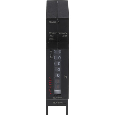 Muller BW70 Hour Meter Counter, 5 Digit, 230 V ac