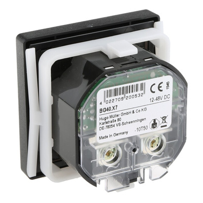 Muller BG 40 Hour Meter Counter, 7 Digit, 12 → 48 V dc