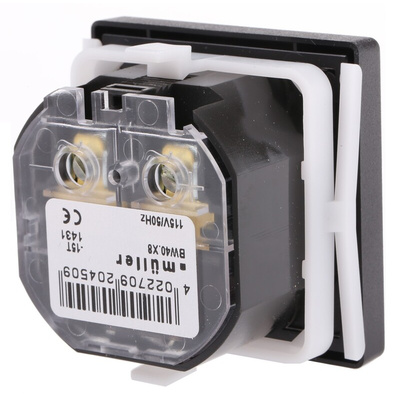 Muller BW40 Hour Meter Counter, 7 Digit, 115 V ac