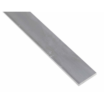 6082-T6 Aluminum Flat Bar, 50mm x 6mm x 1m