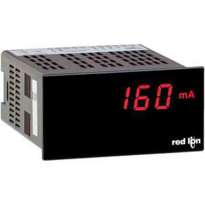 Red Lion PAX Lite Digital Panel Ammeter DC, 45mm x 92mm