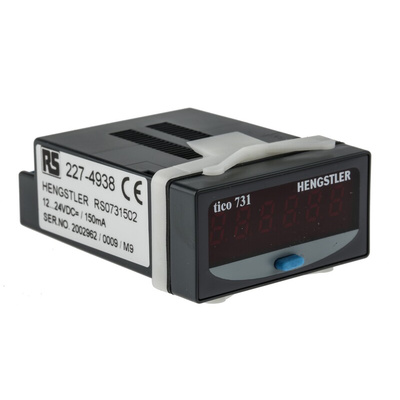 Hengstler TICO 731 Counter, 6 Digit, 7.5kHz, 12 → 24 V dc