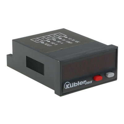 Kübler CODIX 521 Counter, 6 Digit, 60kHz, 10 → 30 V dc