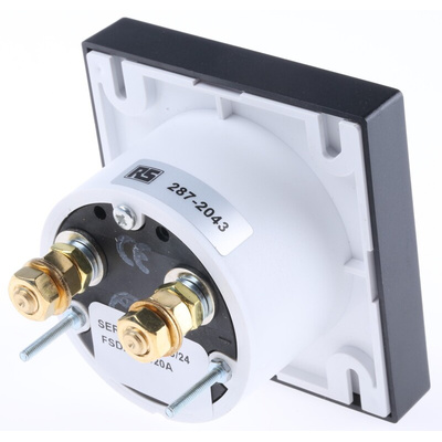 HOBUT PD72SD Analogue Panel Ammeter 0/10/20A Direct Connected AC, 72mm x 72mm Moving Iron
