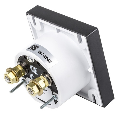 HOBUT Analogue Panel Ammeter 0/40/80A Direct Connected AC, 72mm x 72mm Moving Iron
