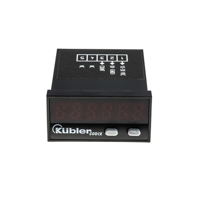 Kübler CODIX 522 Counter, 6 Digit, 60kHz, 10 → 30 V dc