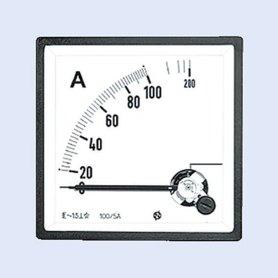 GILGEN Muller & Weigert Analogue Panel Ammeter 25A DC, 92mm x 92mm Moving Magnet