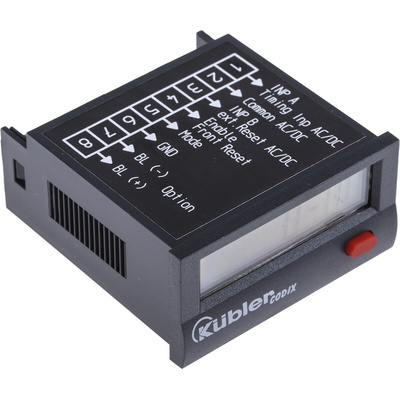 Kubler CODIX 134 Counter, 8 Digit, 10 → 260 V ac/dc