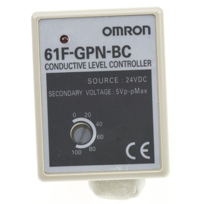 Omron Level Controller - DIN Rail Mount, 24 V dc