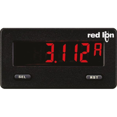 Red Lion Digital Ammeter DC, 33mm x 68mm