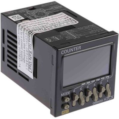 Omron H7CX Counter, 6 Digit, 5kHz, 12 → 24 V dc, 24 V ac