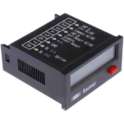 Baumer ISI30 Counter, 8 Digit, 12kHz, 10 → 260 V ac/dc