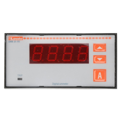 Lovato Digital Ammeter AC, 45mm x 91mm, ±0.5 %