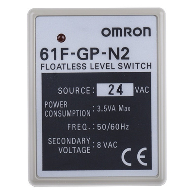 Omron Conductive Level Controller - DIN Rail Mount, 24 V ac 1