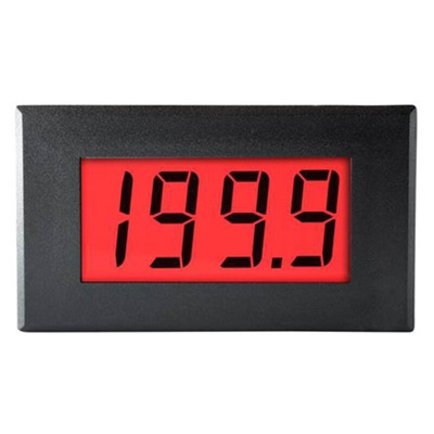 Lascar DPM Digital Ammeter DC, 40mm x 72mm, ±0.1 %