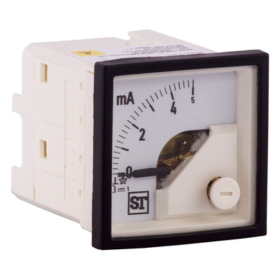 Sifam Tinsley Sigma Analogue Panel Ammeter 5mA DC, 48mm x 48mm Moving Coil