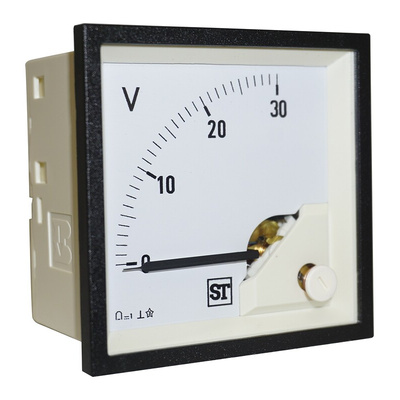 Sifam Tinsley Sigma Analogue Panel Ammeter 1mA DC, 92mm x 92mm Moving Coil