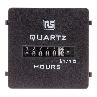 RS PRO Hour Meter Counter, 6 Digit, 50Hz, 10 → 80 V dc