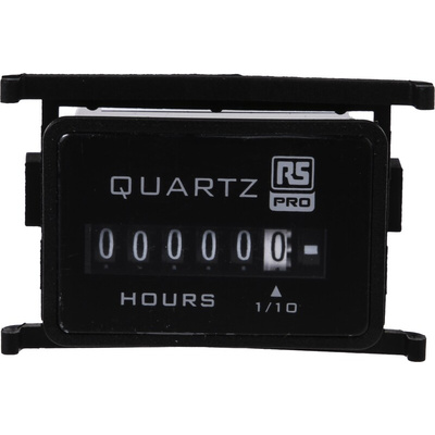 RS PRO Hour Meter Counter, 6 Digit, 50Hz, 90 → 264 V ac