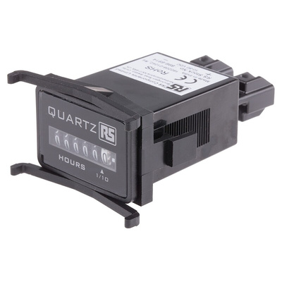 RS PRO Hour Meter Counter, 6 Digit, 50Hz, 10 → 80 V dc