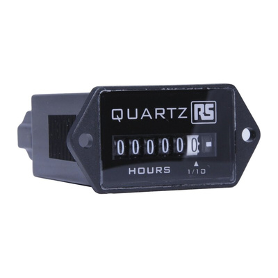 RS PRO Hour Meter Counter, 6 Digit, 50Hz, 90 → 264 V ac