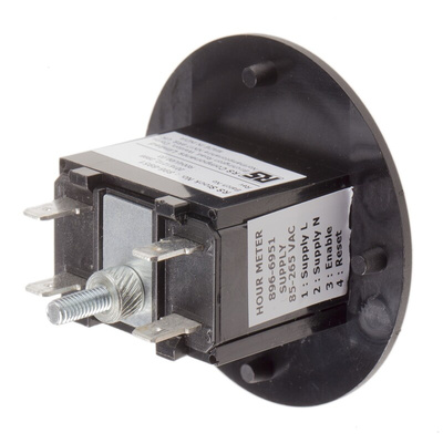 RS PRO Hour Meter Counter, 6 Digit, 50Hz, 85 → 265 V ac
