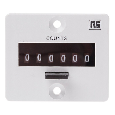 RS PRO Impulse Counter Counter, 6 Digit, 10Hz, 24 V dc